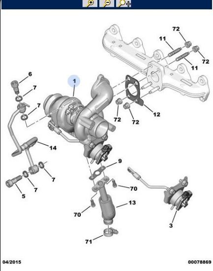 TURBO  EURO5 DV4C/DV6C resmi