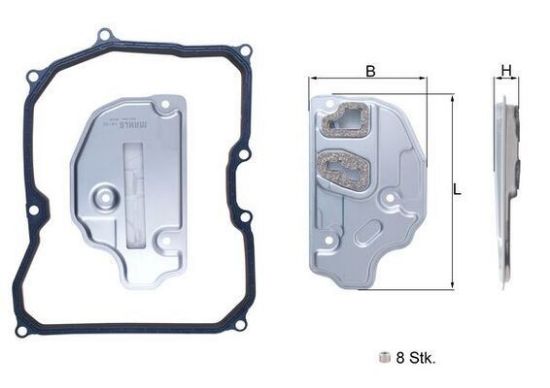 OTOMATİK ŞANZUMAN FİLTRESİ GOLF 03>08 JETTA 06>10 POLO 06>09 TOURAN 03>07 A3 03>12 resmi