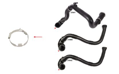 TURBO BORUSU KELEPÇESİ 60MM-83MM INSIGNIA 1.6 CDTİ>2014/17 resmi