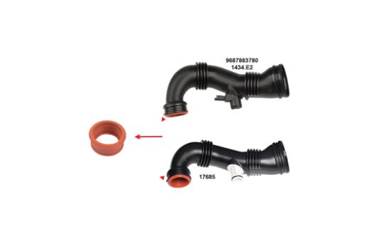TURBO HORTUM CONTASI P.TEPE/107/206/207/307/308 1. resmi