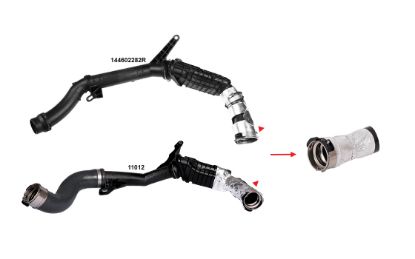 TURBO HORTUMU PLASTİK BORU HARİÇ DUSTER CLIO III LOGAN II SANDERO II 1.5DCI 10-18 resmi