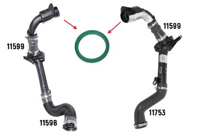 TURBO BORU CONTASI MEGANE III-FLUENCE-KANGO 1.5 DCİ resmi