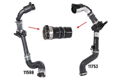 TURBO HORTUMU PLASTİK BORU HARİÇ OK İLE GÖSTERİLEN KÜÇÜK HORTUM FLUENCE MEGANE III 1.5 DCI 08-15 resmi