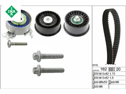 EKSANTRİK GERGİ SETİ (162x200 ASTRA G-CORSA C-VECTRA C-MERIVA A-ZAFIRA A 1.4-1.6-1.8 16V Z16XE-Z14XE resmi