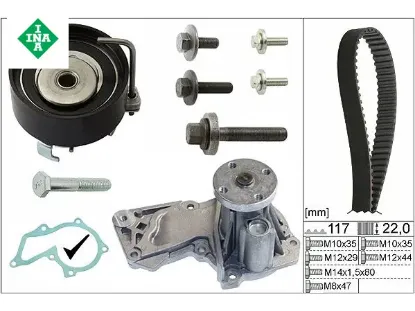 TRİGER SETİ+DEVİRDAİM FOCUS FIESTA C-MAX MONDEO MAZDA VOLVO 1.4-1.6 ZETEC-S 2004 resmi