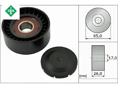 ALTERNATÖR GERGİ RULMANI TOUAREG-Q7-A6 2.7-3.0 TDI (BKS-BMK-BUN) resmi