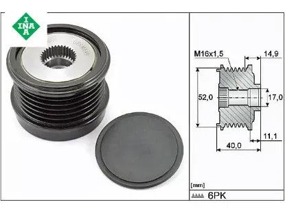 ALTERNATÖR GERGİ RULMANI MERCEDES BENZ C180-C200 13=> resmi