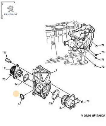DISTRIBÜTÖR ALT CONTA   BIPPER//PRT//206 resmi