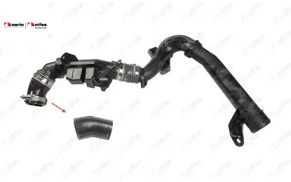TURBO BORUSU HORTUMU PLASTİK BORU HARİÇ OK İLE GÖSTERİLEN HORTUM C4 JUMPY 308 EXPERT 2.0 HDI 09> resmi