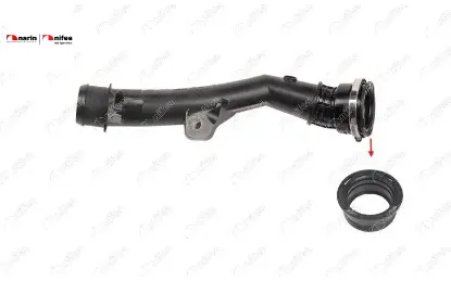 TURBO BORUSU CONTASI (PLASTİK BORU HARİÇ) BERLİNGO COMBO DOBLO RİFTER VİVARO 1.5 BLUE HDİ 2017> resmi