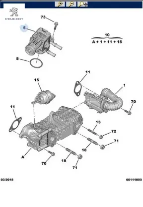 EGR VANASI     C3 AIRCROSS (A88) resmi