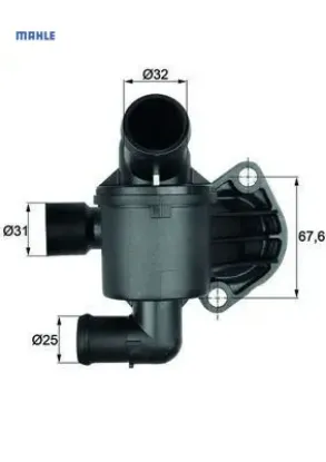 TERMOSTAT KOMPLE VW AMAROK-CRAFTER 2.0 TDI  CKUB resmi