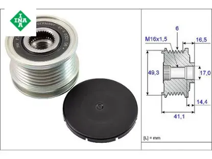 ALTERNATÖR RULMANI MİNİ R56-R57-R59 resmi