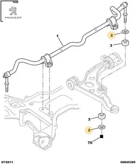 Tutucu Peugeot  1440645880/ 1300721080   CITROEN, PEUGEOT 5092.13 resmi