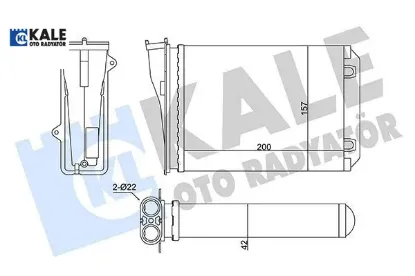 KALORİFER RADYATÖRÜ    C3 III-2008 I-208 I resmi