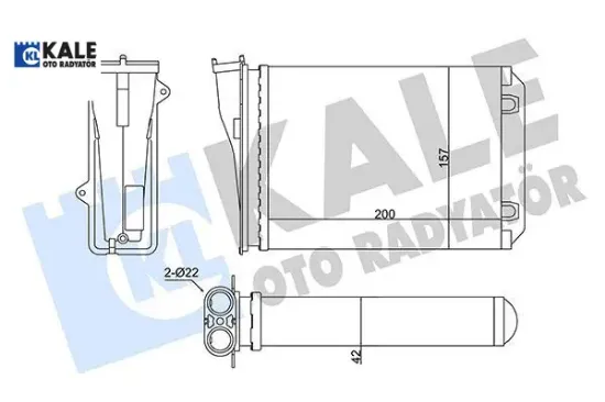 KALORİFER RADYATÖRÜ    C3 III-2008 I-208 I resmi
