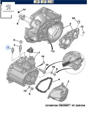 GERİ VİTES MÜŞÜRÜ BOXER HDI 307 206 resmi