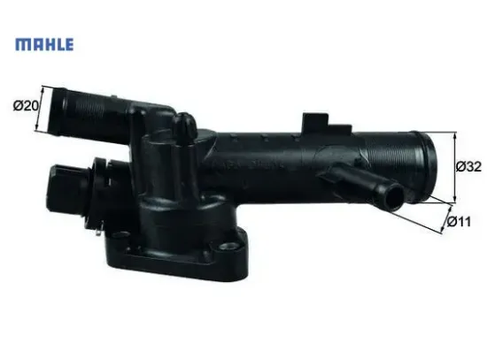 TERMOSTAT 83C KOMPLE   DUSTER-KANGOO-CLIO II-LOGAN 1.5DCI  2008-> resmi