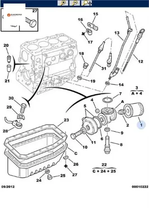 MQP YAĞ FİLTRESİ BOXER II 2.8HDI resmi