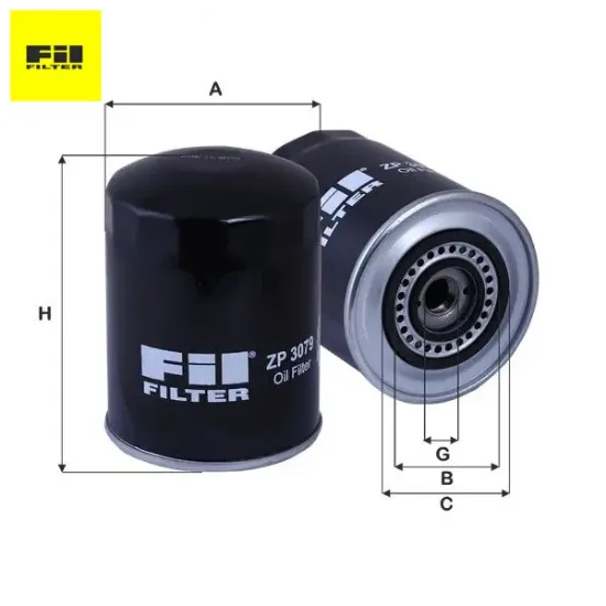 YAĞ FİLTRESİ BOXER II-MASTER-DAILY   2.5/2.8HDI resmi