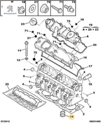 SİLİNDİR KAPAK TAPASI DW8 resmi