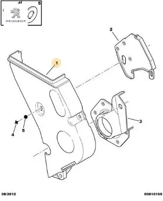 TRİGER KAPAĞI SAĞ ÜST BOXER S-2800 TD/HDI resmi