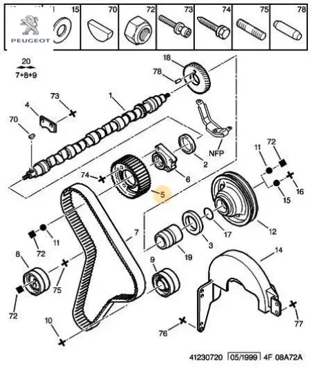 EKSANTRİK DİşLİSİ DJ5-DJ5 resmi