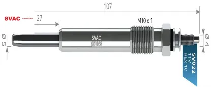 ISITMA BUJİSİ 307-PARTNER-C4-C5-DUCATO 2.0HDI 11V/ resmi