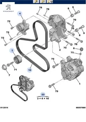 ALTERNATÖR KİTİ   206 + 1.4/1.6İ resmi