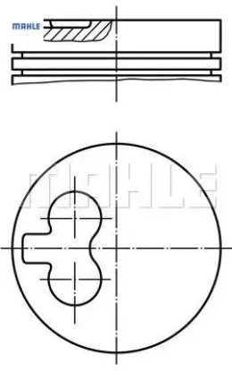 PİSTON SEGMAN STD.82,20mm     PARTNER DW8 resmi
