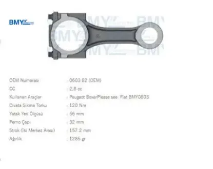 PİSTON KOLU  BOXER-DUCATO-MASTER 2.8HDI/S8W resmi