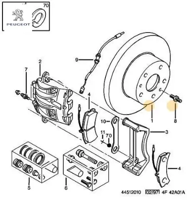 ÖN FREN DİSK AYNASI   BOXER I-DUCATO 14Q  94-02 resmi
