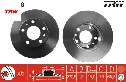ÖN FREN DİSK AYNASI BOXER-DUCATO 94-05 resmi