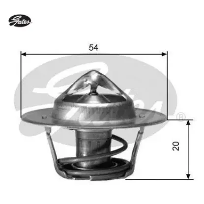 TERMOSTAT 82C   306-406 1.6/1.8/XU7JP resmi