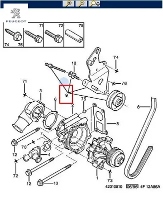 DEVİRDAİM GERGİ RULMANLI JUMPER-BOXER- 2.5-2.5 TDI 96-02 DJ5TED resmi