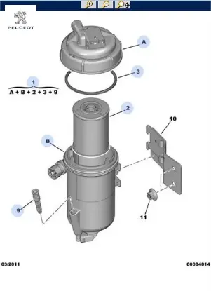 MAZOT FİLTRE KUTUSU BOXER-DUCATO-JUMPER 2.2HDI 06 resmi