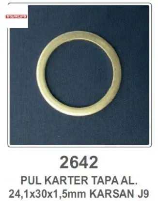 KARTER TAPA PUL CONTASI  ALİMİNYUM   J9 resmi