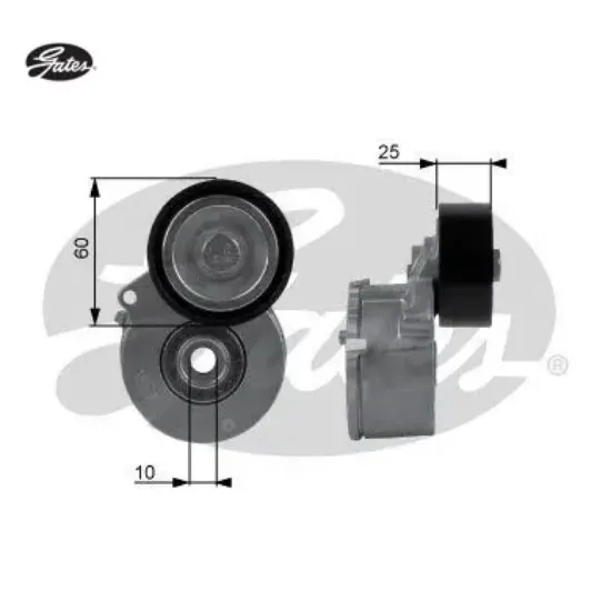 ALTERNATÖR RULMANI KÜTÜKLÜ PARTNER-206  DW8 resmi