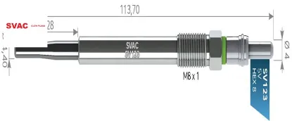 ISITMA BUJİSİ 208-301-3008-508-PARTNER DV6C E5 resmi