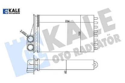 KALORİFER RADYATÖRÜ  207 1.4-1.6 resmi