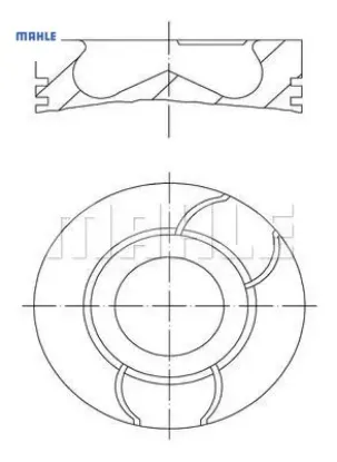 PİSTON SEGMAN 73,70mm-0,20 KISA 206-FIESTA 1.4HDI resmi