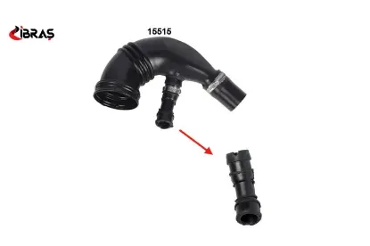 TURBO BORUSU HORTUMU  FIORINO-LINEA-500-GRANDE PUNTO-NEMO-BIPPER 1.3HDI/JTD. resmi