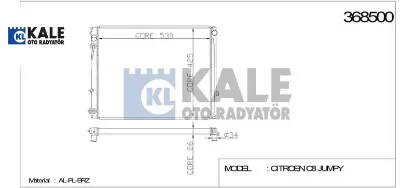 RADYATÖR 807-EXPERT III-SCUDO III 1.6-2.0HDI (MT) resmi