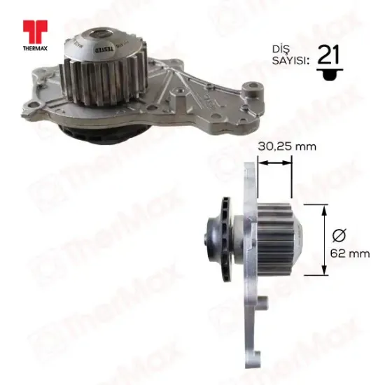 DEVİRDAİM POMPASI  206-307-C2-C3-FOCUS 1.4HDI. resmi
