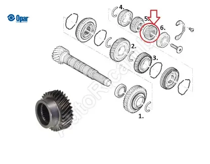 6. VİTES DİŞLİSİ DUCATO - BOXER resmi