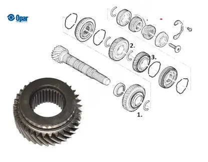 5. VİTES KARŞILIK DİŞLİSİ BOXER III-JUMPER III resmi