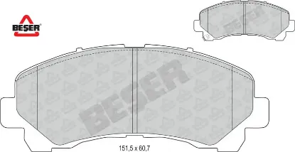 ÖN FREN BALATASI    D-MAX 2.5DITD 11-> resmi