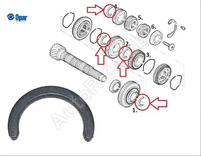 VİTES SEGMANI DUCATO 2.3JTD resmi