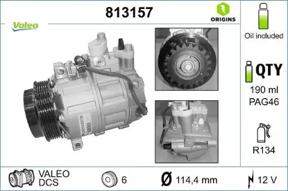 KLIMA KOMPRESORU W203 00>07 CL203 02>08 W211 02>08 W220 02>05 VITO W639 03>14 SPRINTER 06>09 resmi