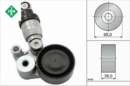 ALTERNATÖR V KAYIŞI OTOMATİK GERGİ RULMANI KOMPLE MAZDA 3 1.5 2.0 2013 resmi
